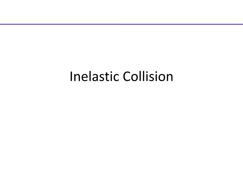 inelastic collision