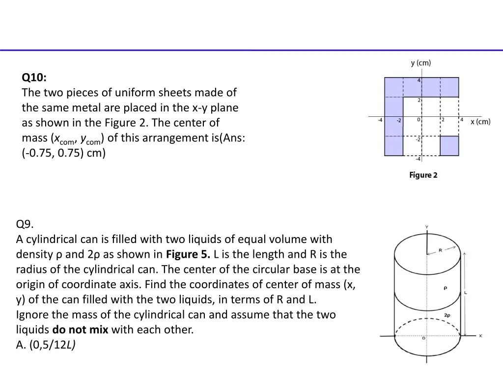 q10 the two pieces of uniform sheets made