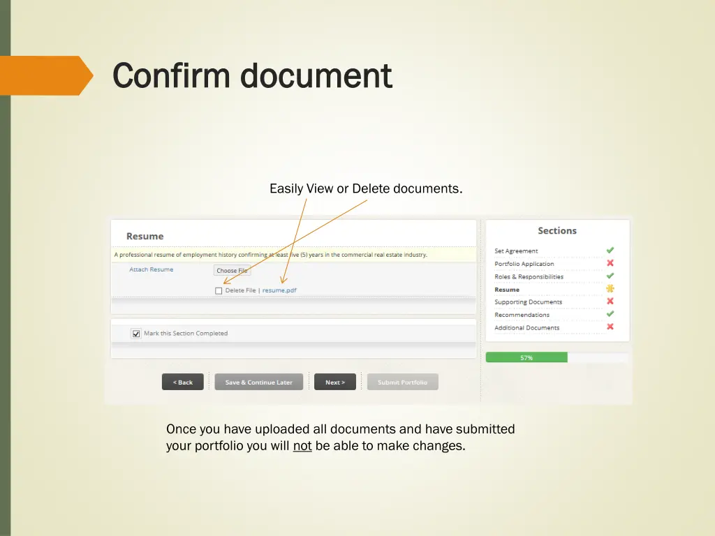 confirm document confirm document