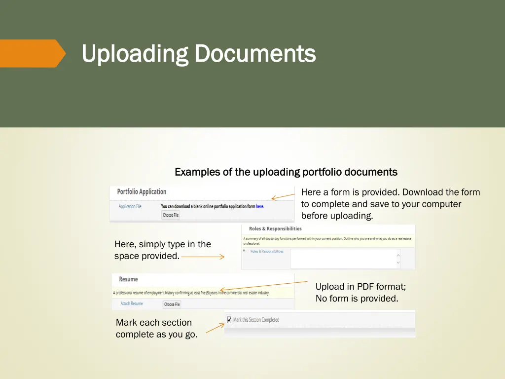 uploading documents uploading documents