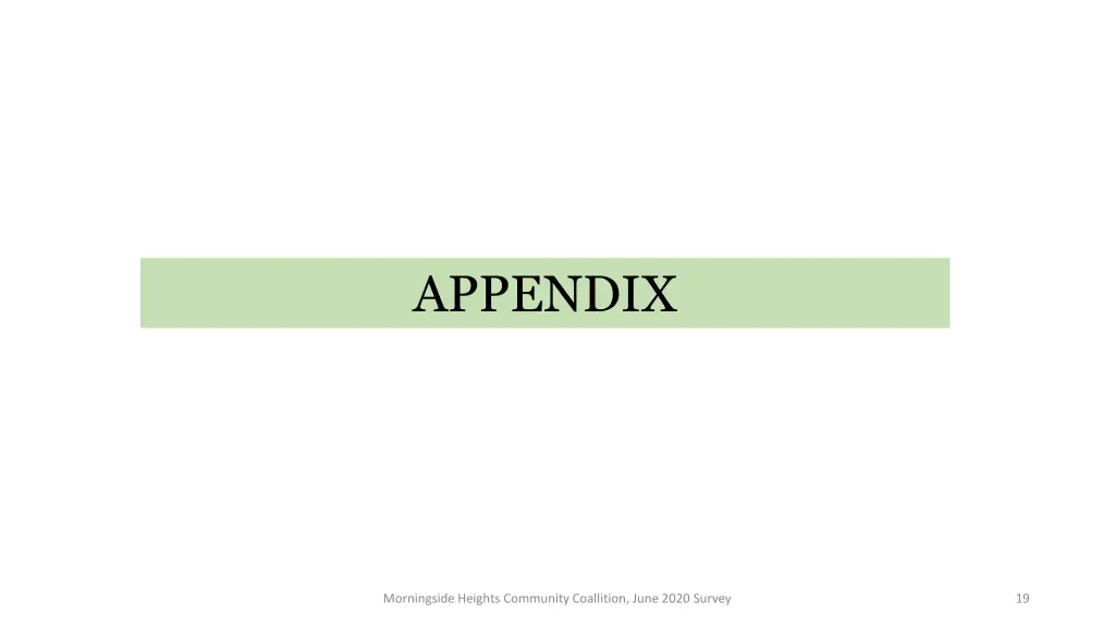 appendix