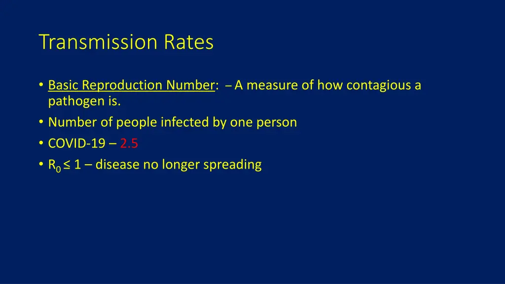 transmission rates