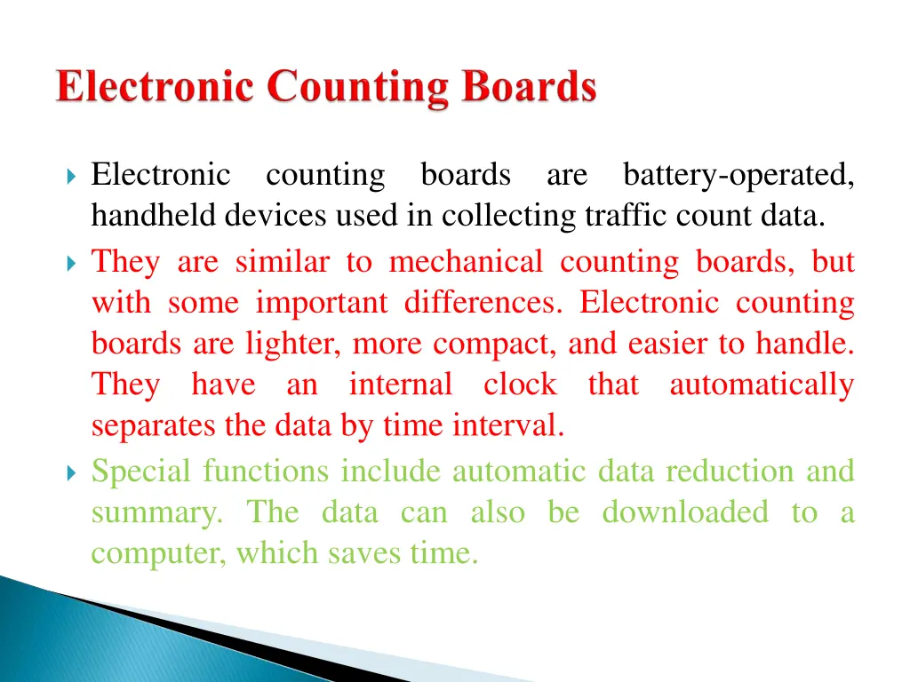 electronic handheld devices used in collecting