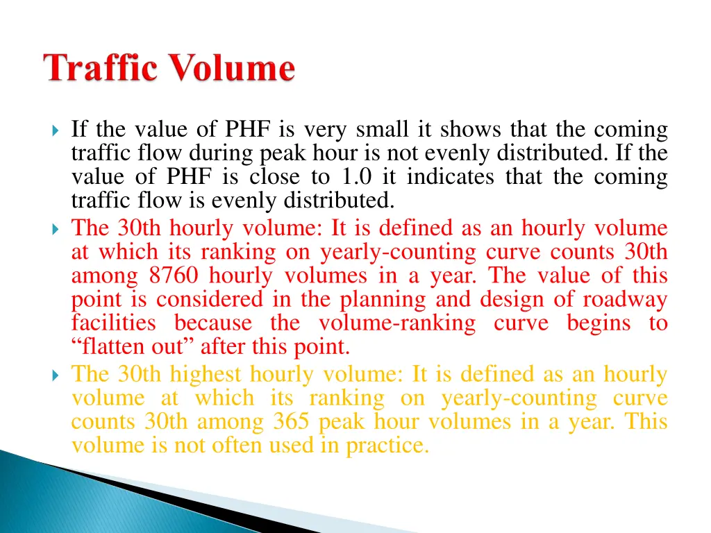 if the value of phf is very small it shows that