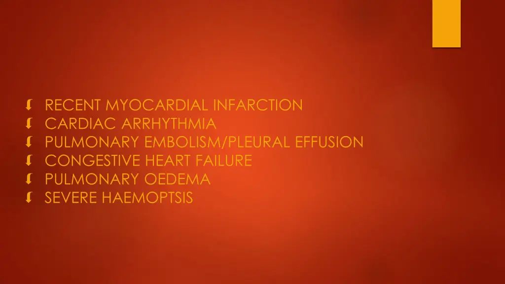 recent myocardial infarction cardiac arrhythmia