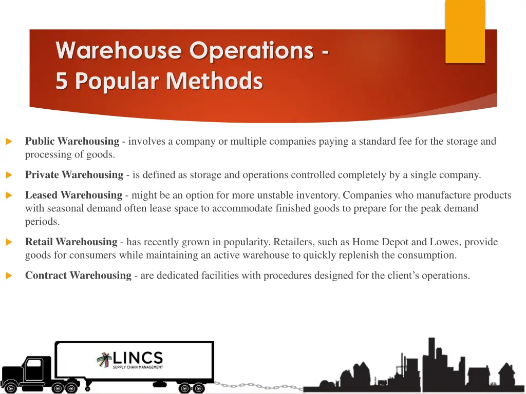 warehouse operations 5 popular methods