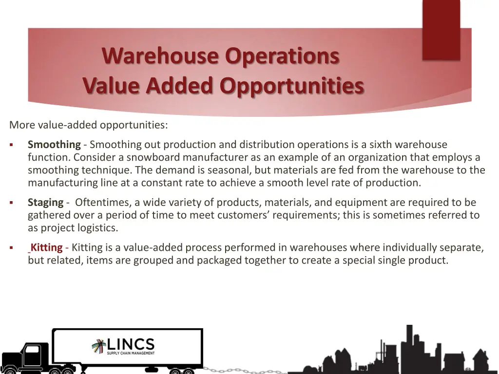 warehouse operations value added opportunities 2