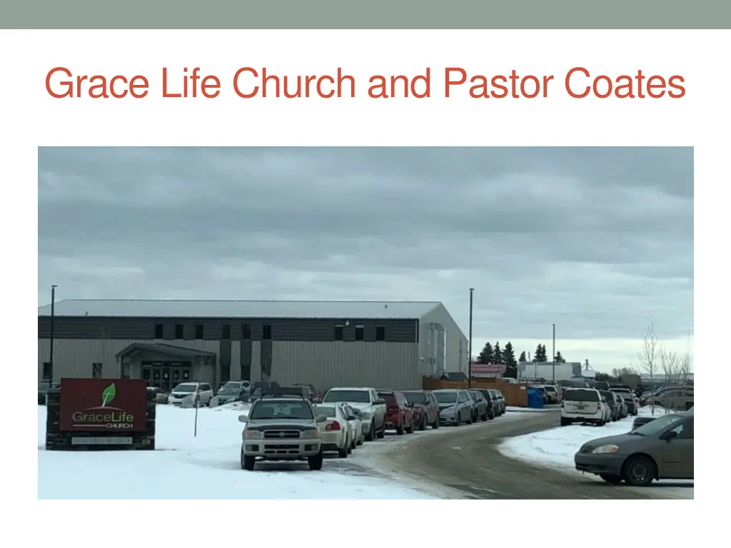 grace life church and pastor coates