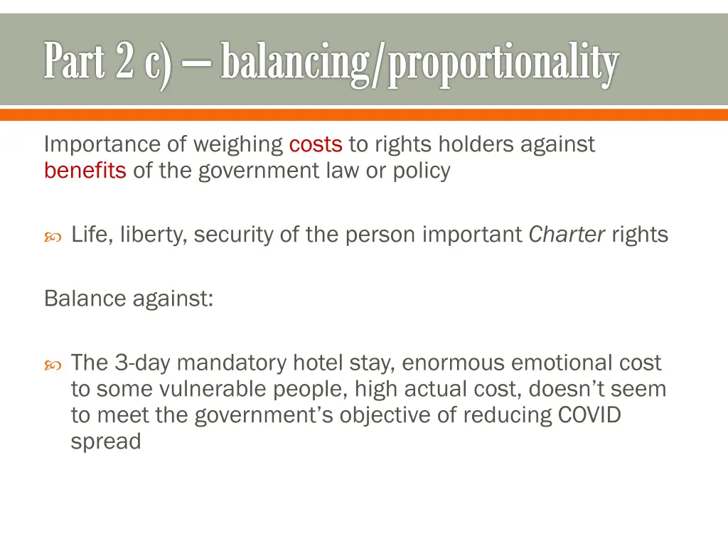 part 2 c balancing proportionality