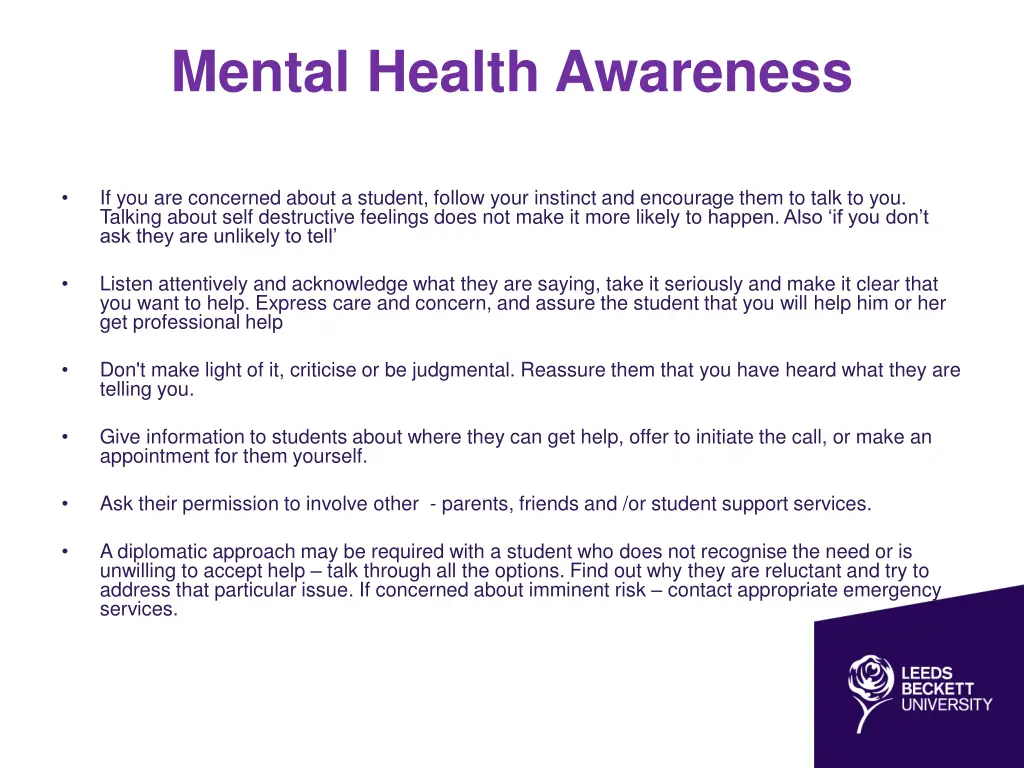 mental health awareness 10