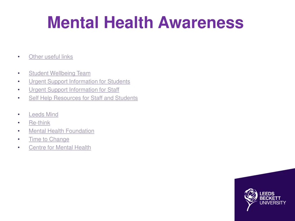 mental health awareness 12