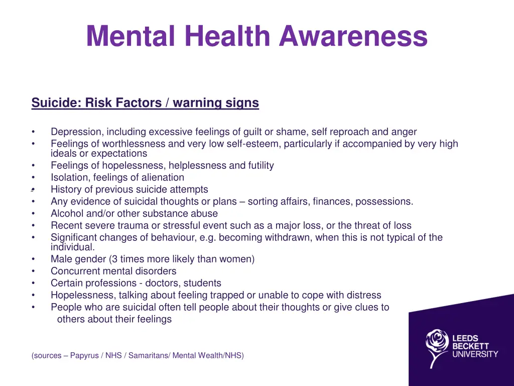 mental health awareness 8