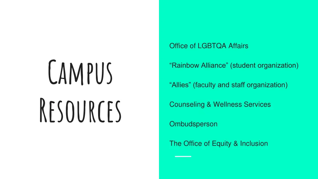 office of lgbtqa affairs