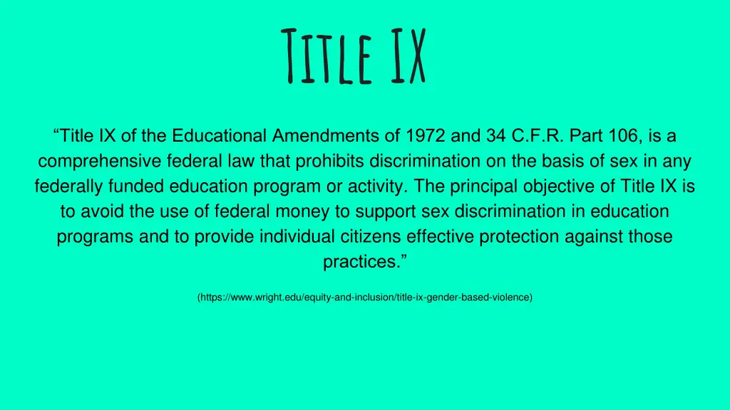 title ix