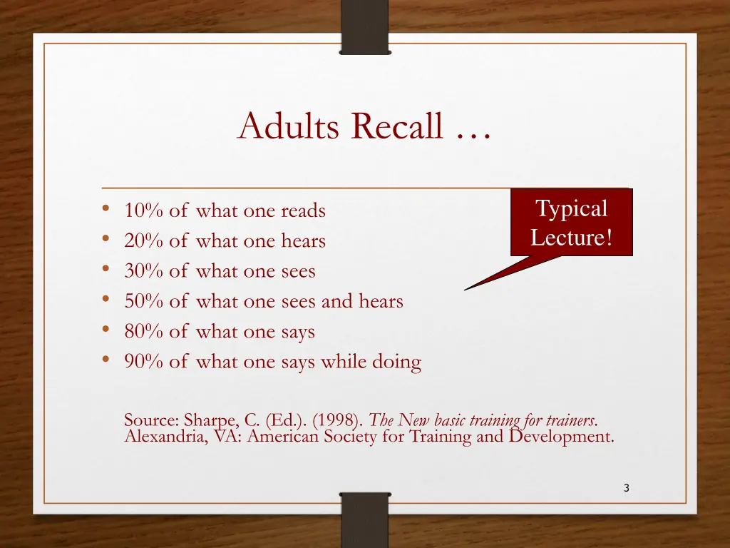 adults recall