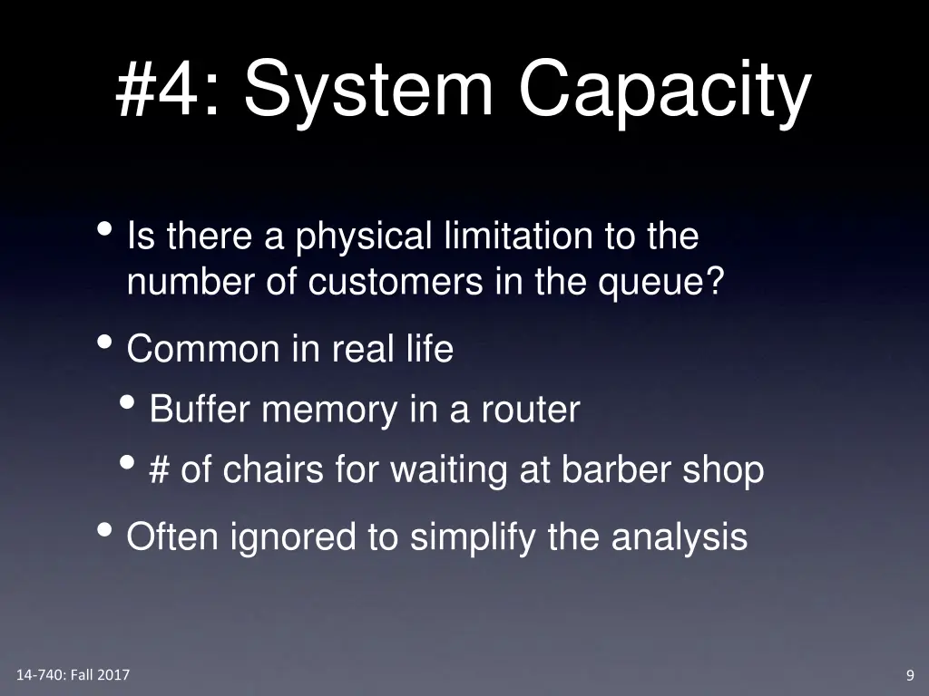 4 system capacity