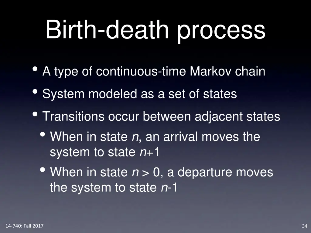 birth death process