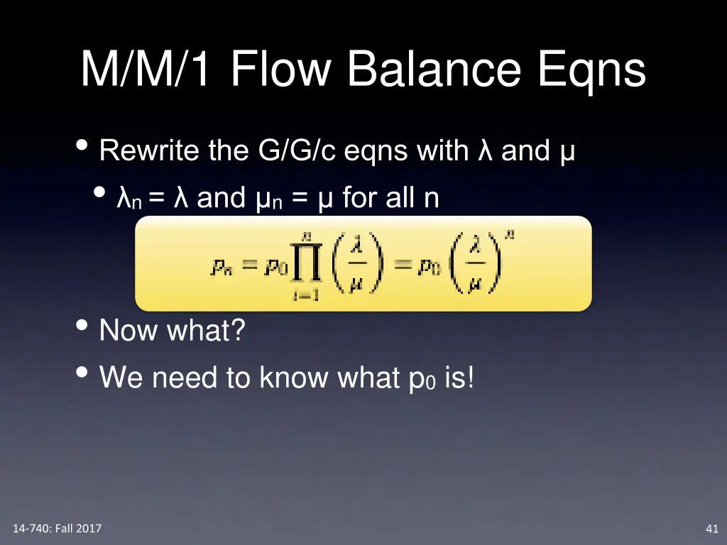 m m 1 flow balance eqns