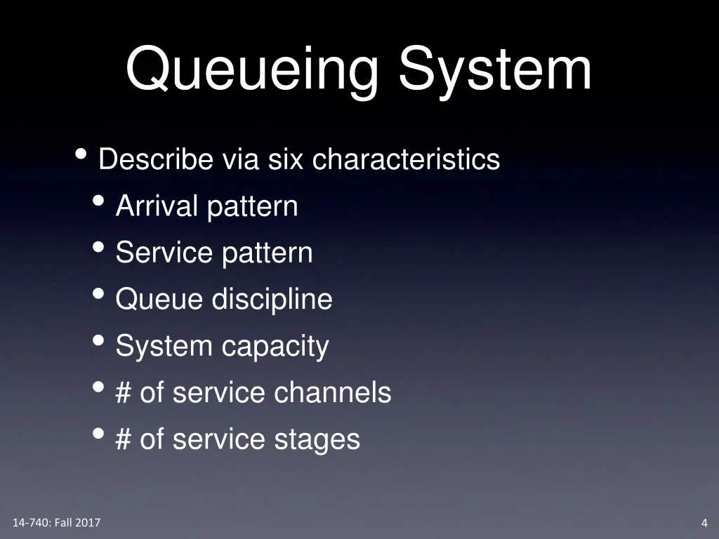 queueing system