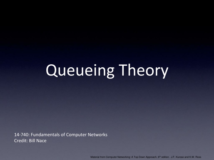 queueing theory