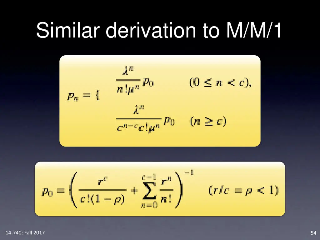 similar derivation to m m 1