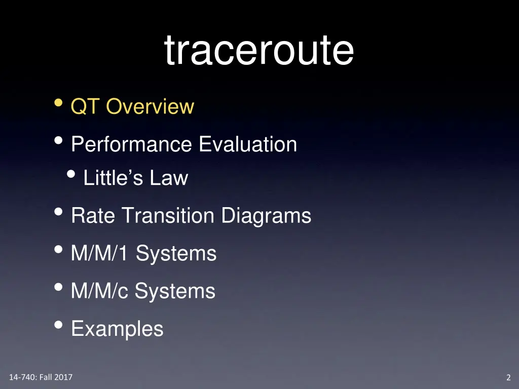 traceroute