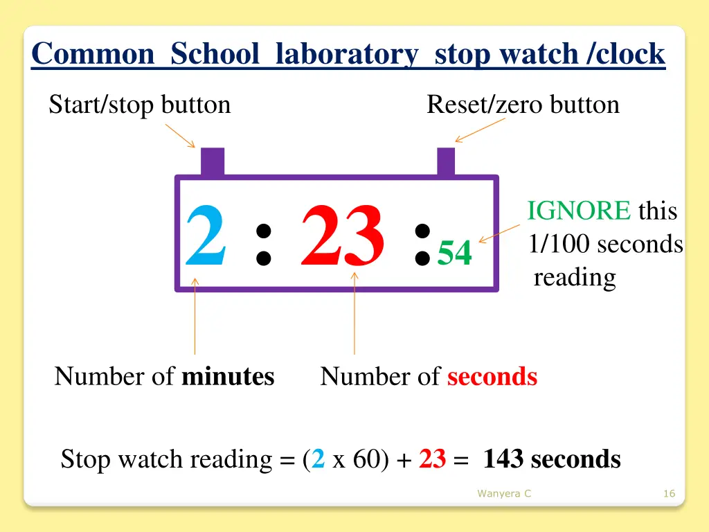 common school laboratory stop watch clock