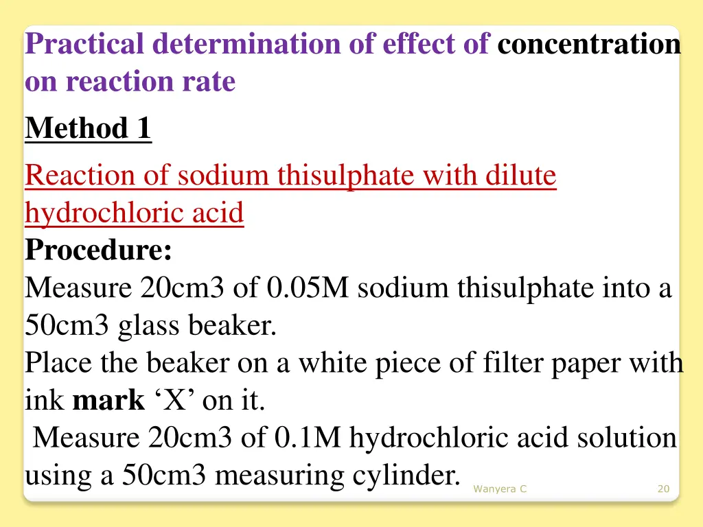 practical determination of effect