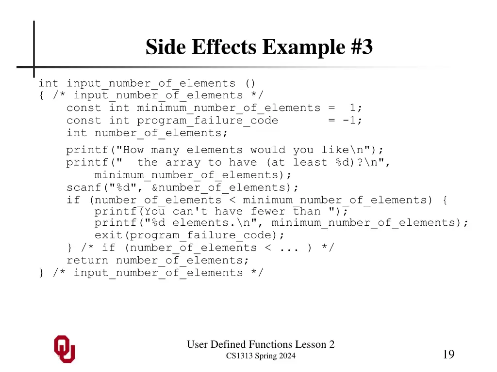 side effects example 3