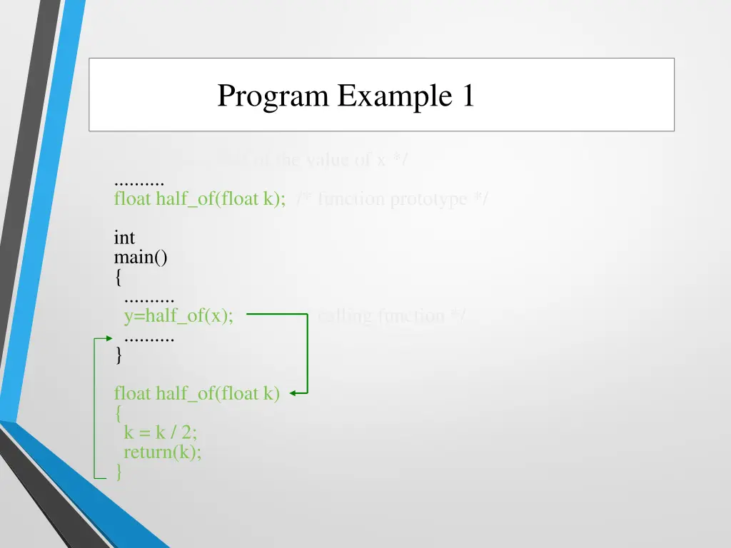 program example 1