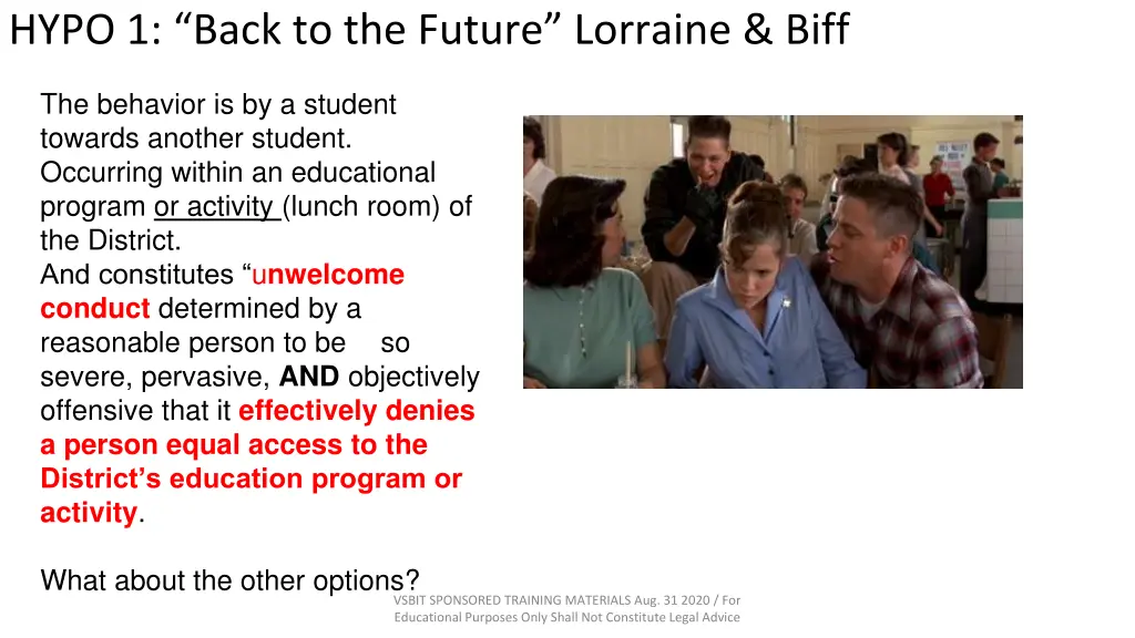 hypo 1 back to the future lorraine biff 2