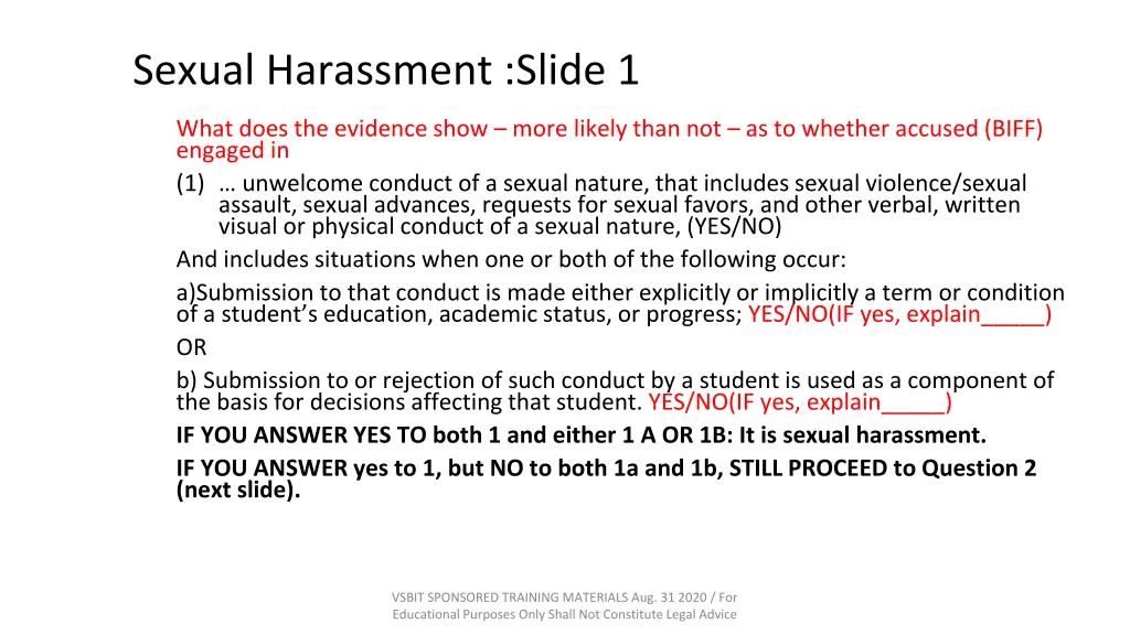 sexual harassment slide 1