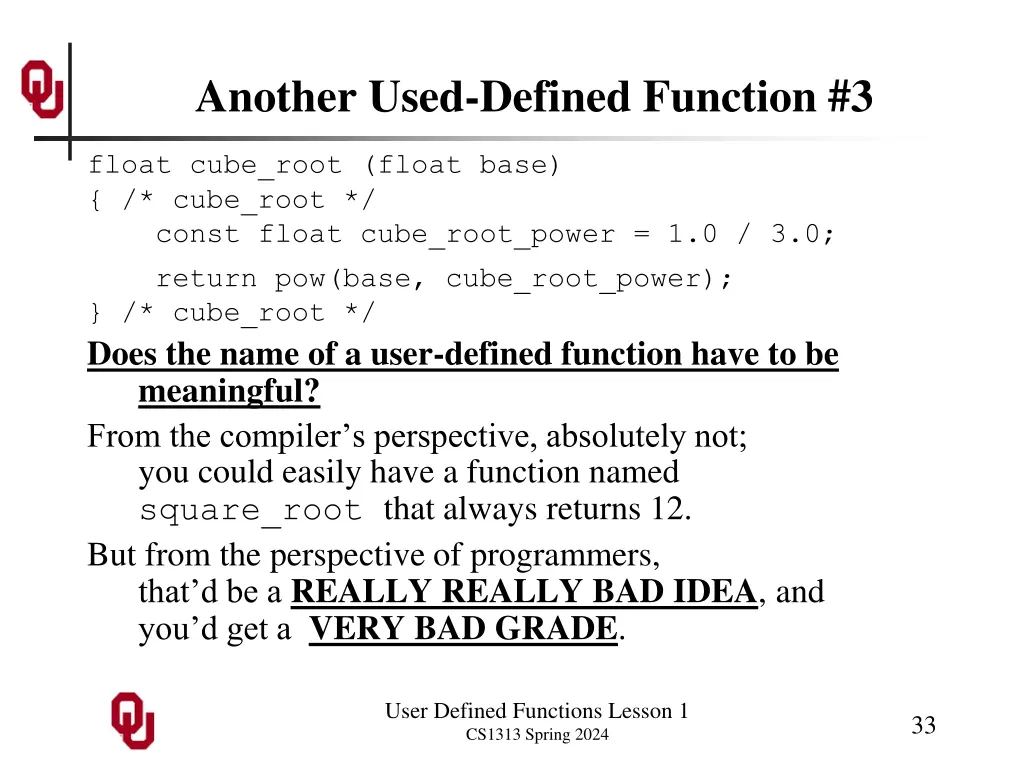 another used defined function 3