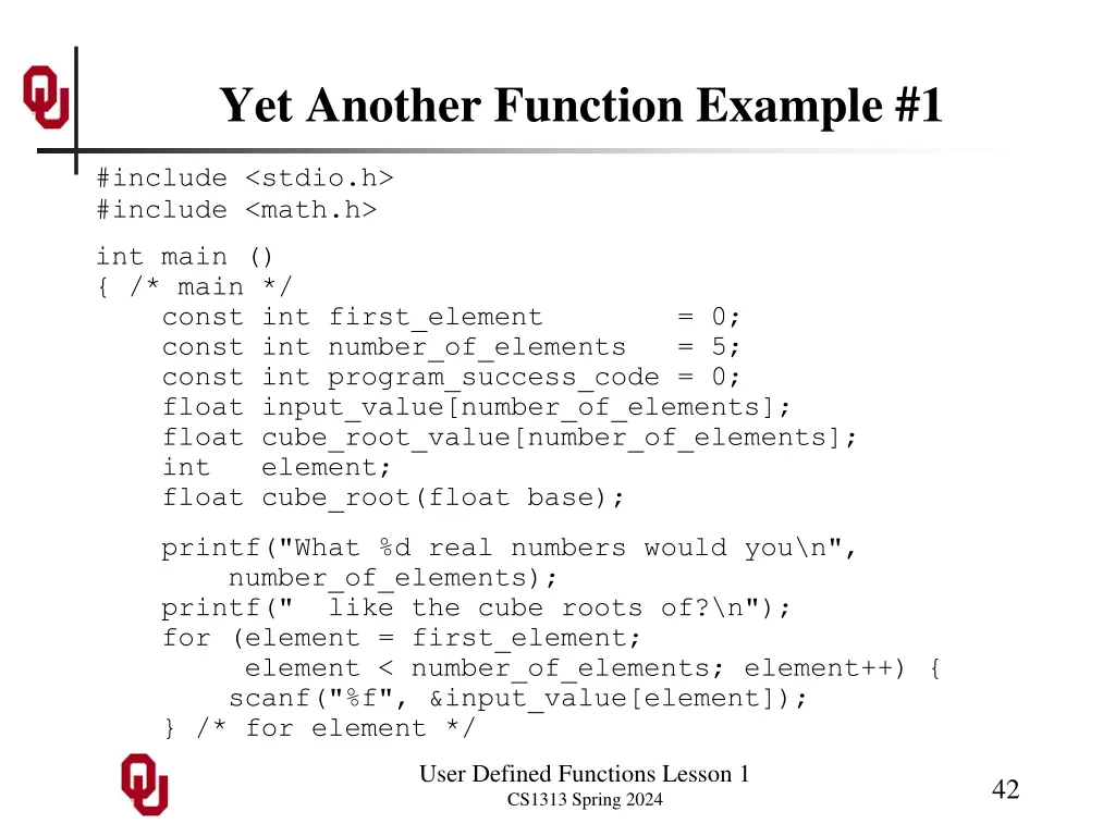 yet another function example 1