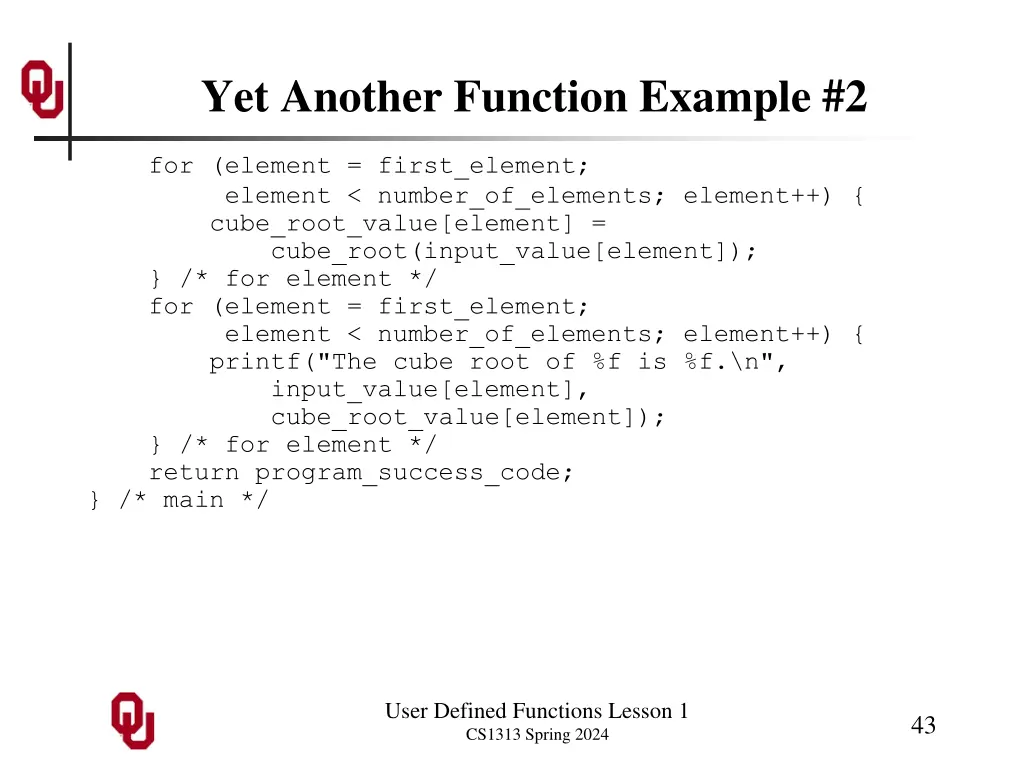 yet another function example 2