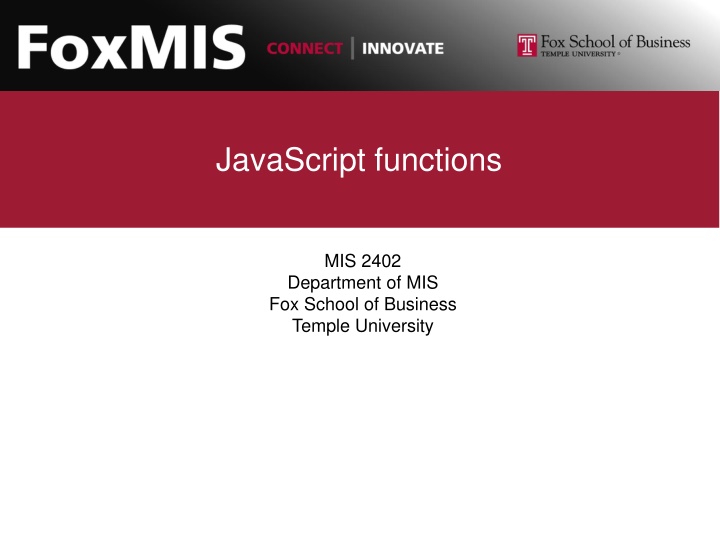 javascript functions