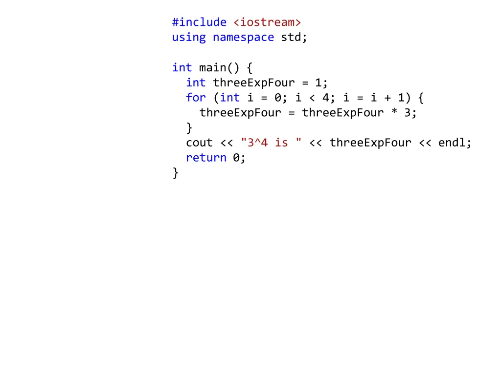 include iostream using namespace std