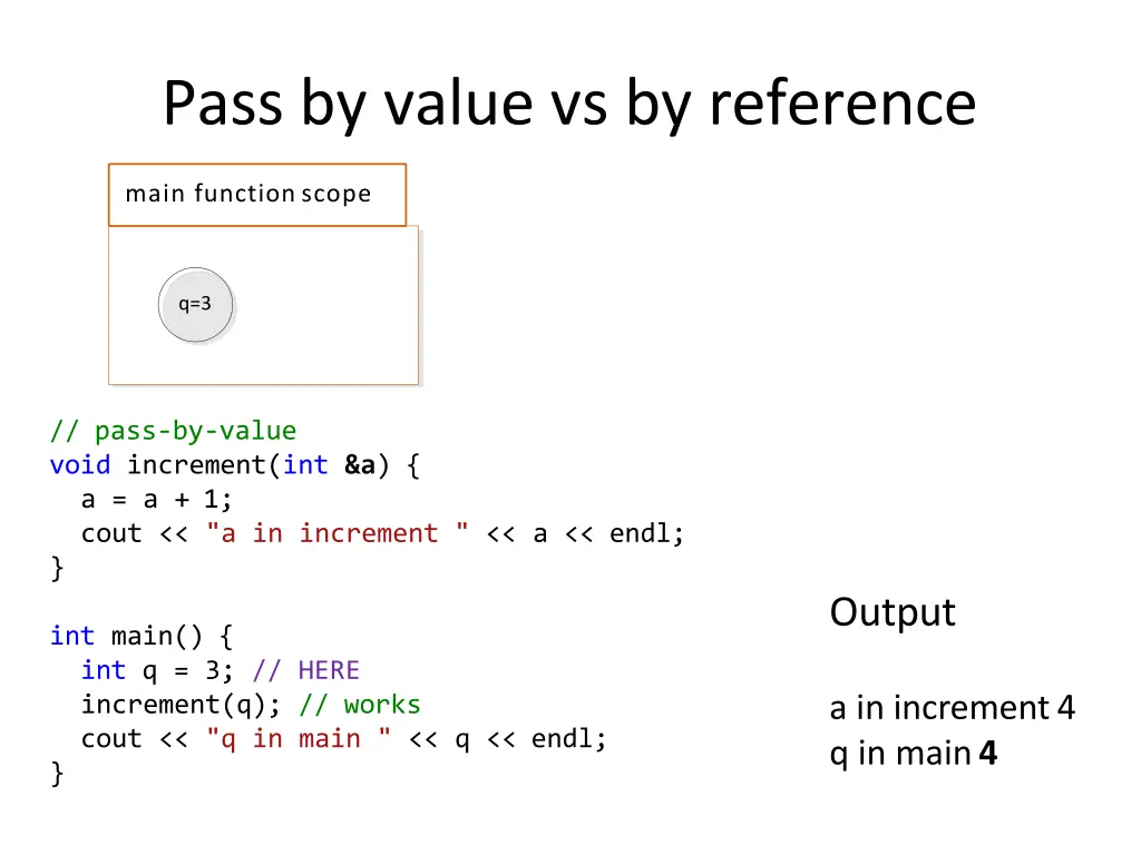 pass by value vs by reference 5