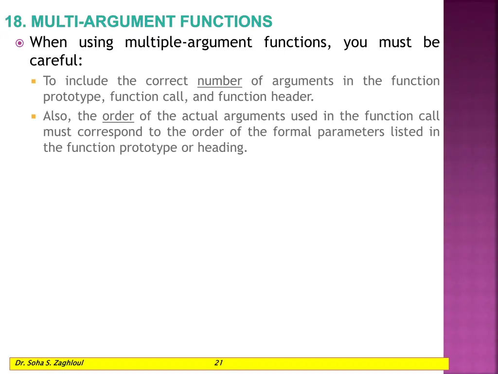 18 multi argument functions