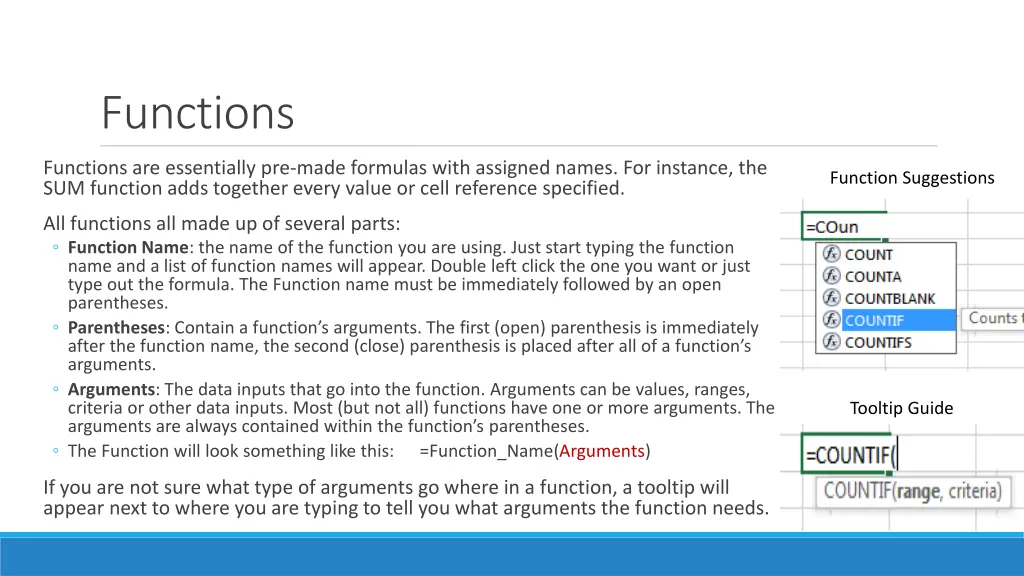 functions