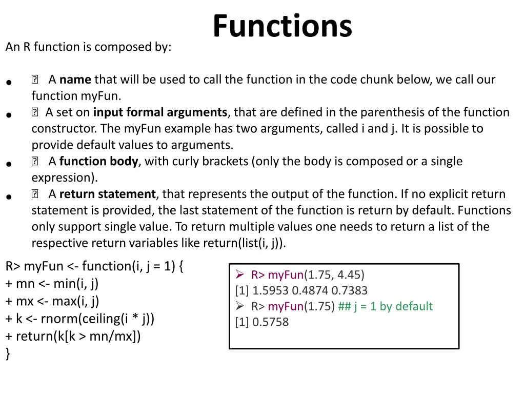 functions 1