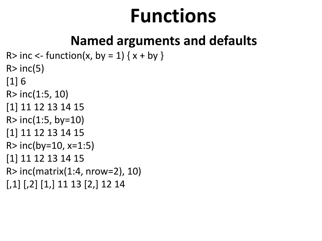 functions 2