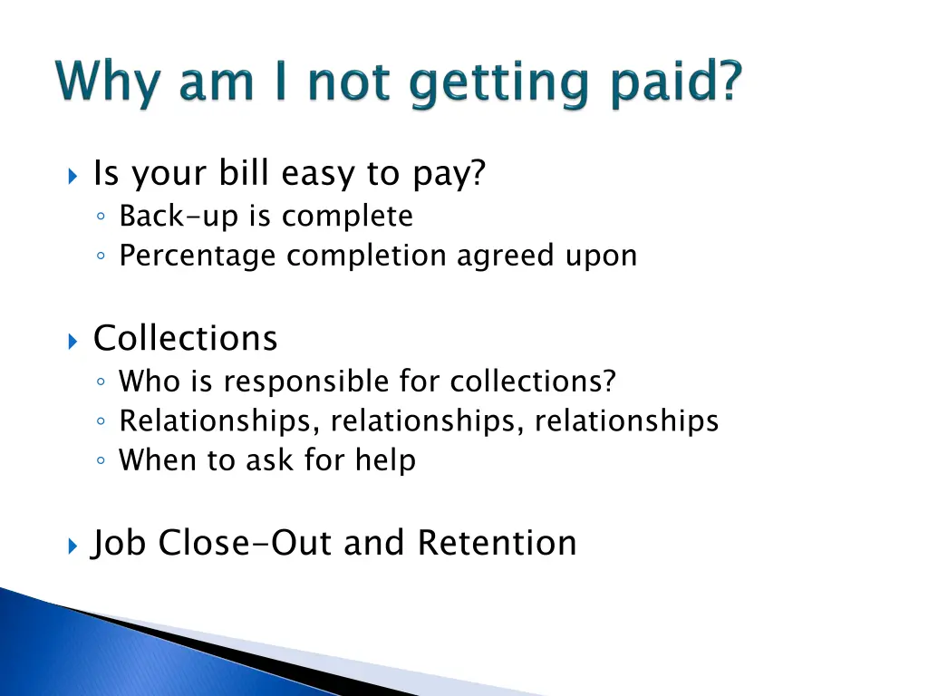 is your bill easy to pay back up is complete