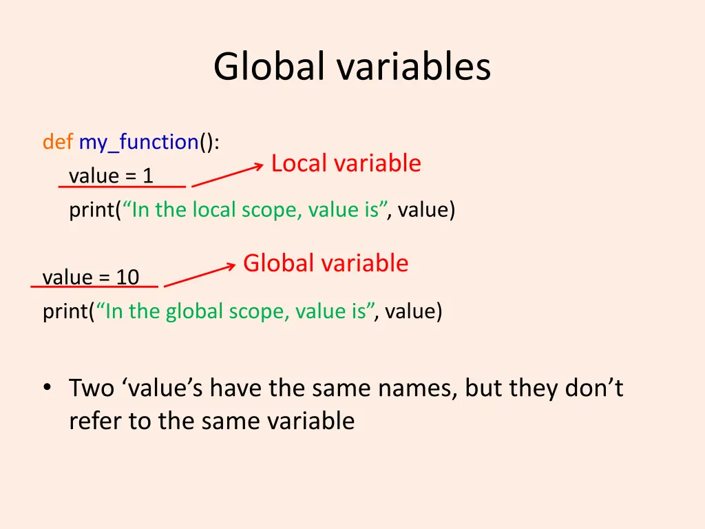 global variables 1