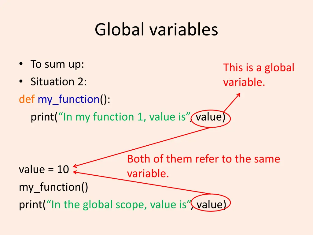 global variables 10