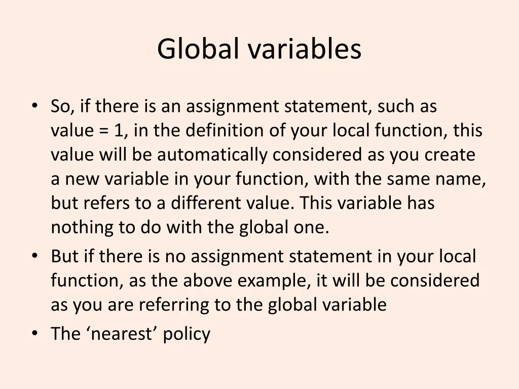 global variables 5