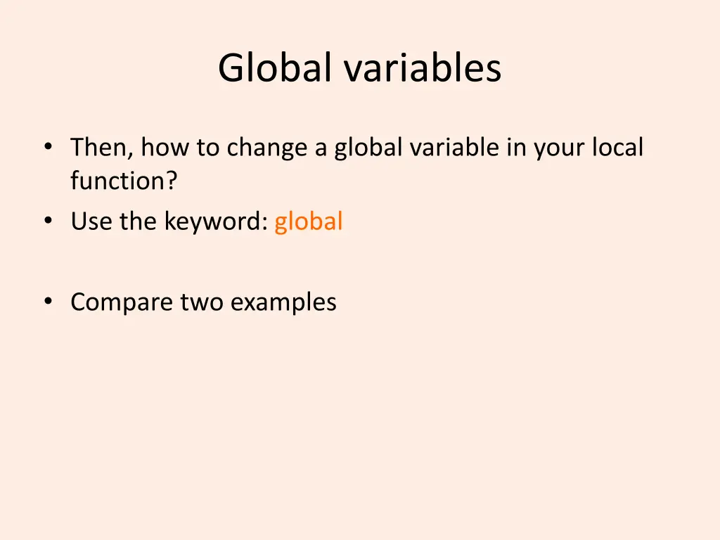 global variables 6