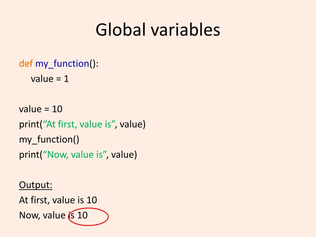 global variables 7