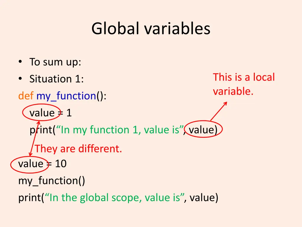 global variables 9