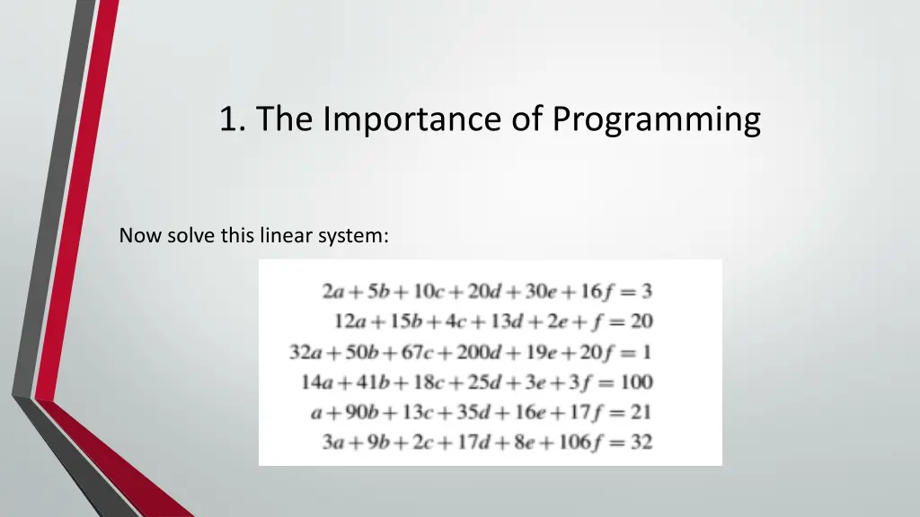 1 the importance of programming 1